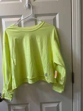 FP Movement by Free People Neon Lime Long Sleeve Tee